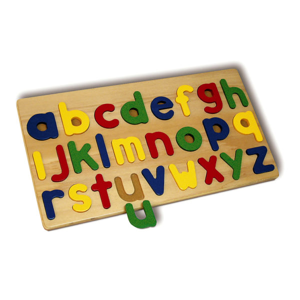 Alphabet lower case letters jigsaw 