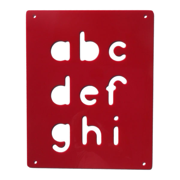 Lower Case Alphabet